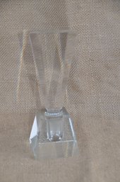 (#106) Crystal Perfume Bottle ( Some Chips) 6.5'