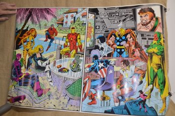 (#57) 1984 Marvel Comic Group Poster 34x22