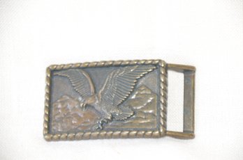 59) Metal Brass Eagle Wing Belt Buckle 3.5x2