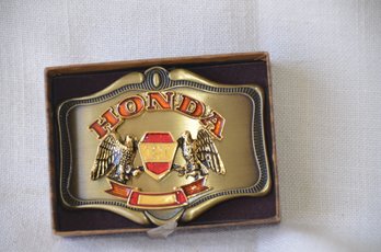 61) Honda 1978 Belt Buckle In Box