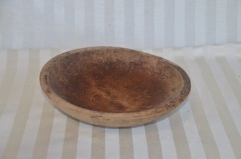 (#121) Vintage MCM Signed Munising Primitive Rustic Wooden Dough Bowl