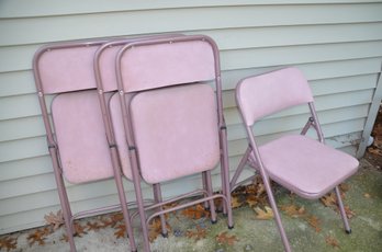 (#14) Vintage Samsonite 4 Folding Chairs