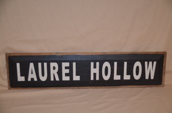 117) Decorative Wall Hanging Sign LAUREL HOLLOW