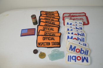 (#407) Car Patches (mobil, Official Inspection Station, Ford)