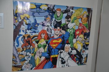 (#65) 1992 DC Comics Poster Superman 28x22