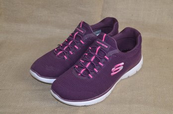 (#181) Women Sketcher Sneakers Slip-on Size 9 Purple Lavender