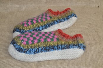 (#182) Handmade Wool Slippers