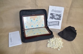 (#49) Travel Size Scrabble Game In Case