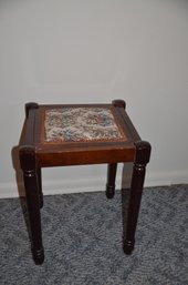 (#75) Side Foot Table Embroidered Top