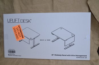 (#21B) NEW Up Lift Desk Accessory 29' Modestry Panel With Wire Management WMK009-29