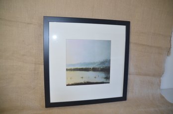 (#9) Artist Sign Bruce Nawrocke Framed Wall Art Picture ' The Water Inlet '