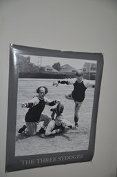 (#69) The Three Stooges Poster 1988 Norman Maurer Production Columbia Pictures  22x28