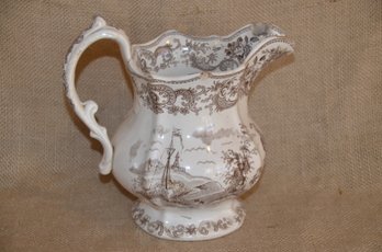 159) Porcelain Grace Albert Pitcher ( Has Some Chips)