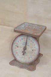 (#220B) Vintage Antique American Family Scale 25 Lbs