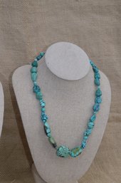 (#118) Turquoise Beaded Necklace