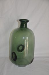 (#108) Bombay Handblown Glass Jug Vase 14' H