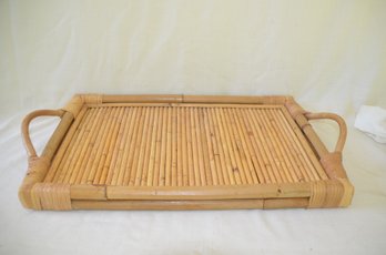 87) Bamboo Serving Tray 13x20