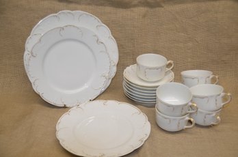 225) Vintage H&C Haviland Limoges Porcelain Dish Set ( See Description- See Pictures)