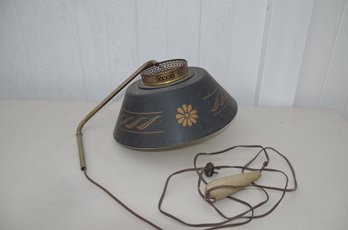 (#66) Vintage Mid Century Modern Electric Lamp Metal Shade ( See Description )