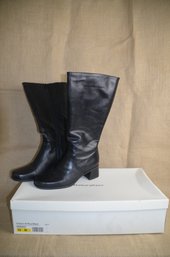 (#64C) Naturalizer Auburn Women's Black Boots Size 10