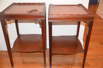 (#207) Vintage Pair Of End Table