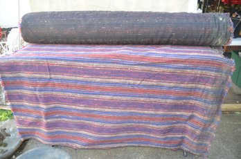 (#233) Vintage Large Roll Of Fabric 55.5' Wide ~ Yards Unknow