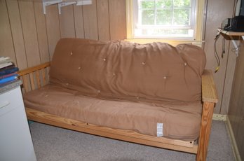 Full Size Wood Frame Futon Bed Mattress