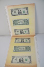 (#435) One Dollar Bills Lot Of 6