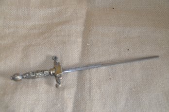 (#120) Vintage Italy Metal Sword Letter Opener 11.5