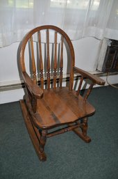 Solid Wood Child Rocking Chair