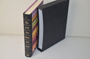 (#440) The Folio Society London 2005 WHAT ARE THE SEVEN WONDERS OF THE WORLD? In Sleeve