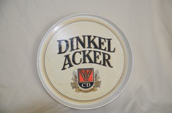 6) Vintage Dinkelacker 12' Metal Beer Serving Tray