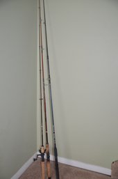 (#32) Lot Of 3 Fishing Rod Poles ~ Quantum Iron ~ Daiwa Graphite ~ Quick Finessa