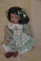 (#72) Goldenvale Collection Girl Porcelain Doll Thumb Sucking Approx 16' No Stamp No Box