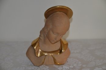 (#11) Italy Madonna Porcelain Statue 7'