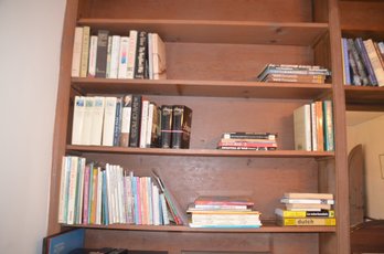 64) Assorted Hardcover Books And Soft Cover 3 Shelves