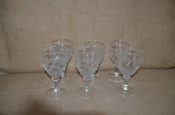 (#178) Stem Wine Glasses (6)