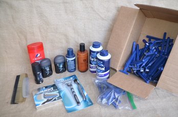 (#57) Mens Toiletties, Deodorant, Shaving Cream, Razor