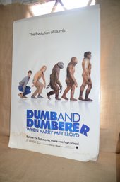 (#38) Unframed Poster The Evolution Of Dumb And Dumberer When Harry Met Lloyd - Bottom Water Damage