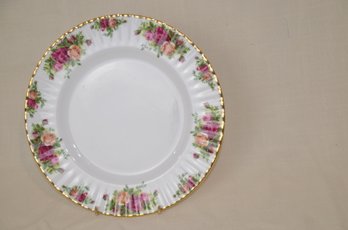 7) Royal Albert OLD COUNTRY ROSES 10.5' Round Bone China England Serving Platter 1962