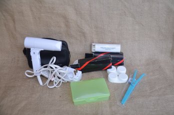 (#58) Brookstone Travel Hair Dryer Additional Travel Toilette