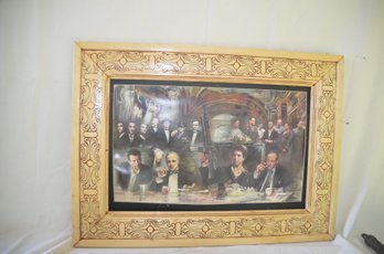 101) Framed Mobsters Print 24x18 No Glass