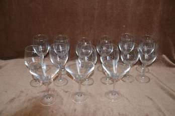 ( #25)  Glasses 12 Wine & 3 Martini Stemmed Glasses (15 Total)
