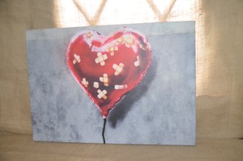 (#40) Canvas Print Heart Balloon