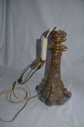 (#83) Vintage Metal Table Lamp 28'H