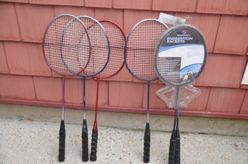 (#150) Badminton Rackets 3 Sets