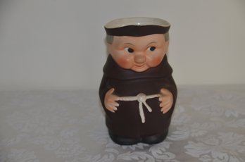(#16) Vintage Goebel Hummel West Germany Friar Tuck Monk Mini Creamer Pitcher