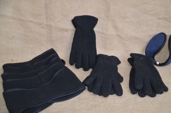 (#129) Gloves (3) Head Bandanna (5)