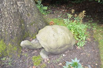 Cement Oversized Turtle (very Heavy ) Approx. 34x18x14