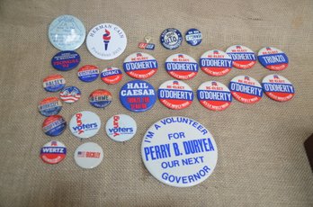 (#133) Vintage Campaign Political Buttons Pins